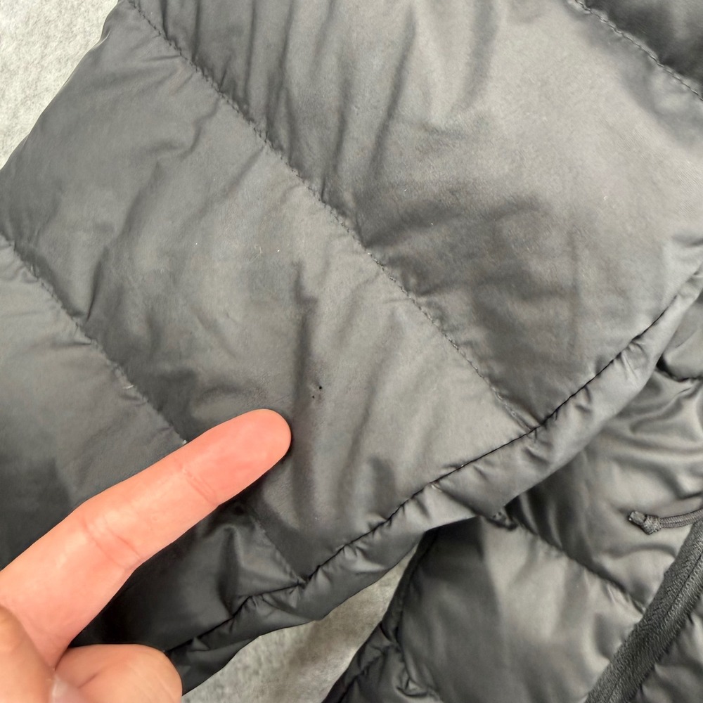 The North Face Jacket Mens Large Black 550 Goose Down Puffer Insulated Full Zip - Picture 5 of 14